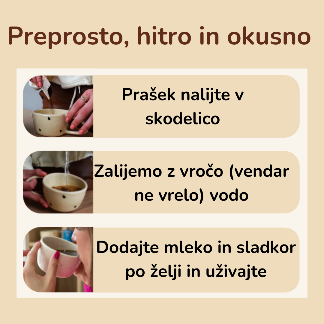 60x Go Beauty – organska instant kava z levjo grivo in reishi