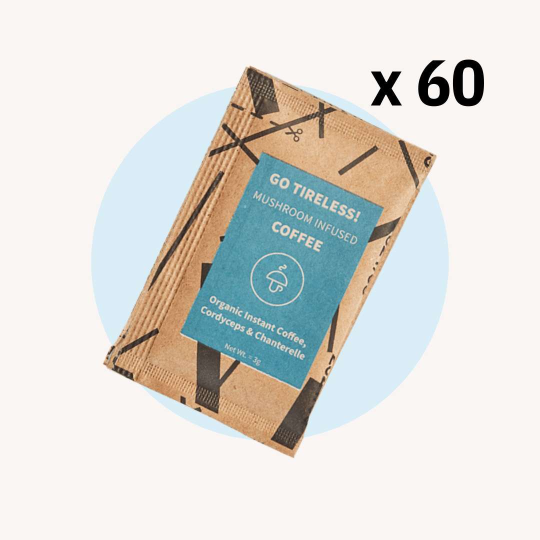 30/60 Go Tireless – organska instant kava s kordicepsom in lisičkami -30%