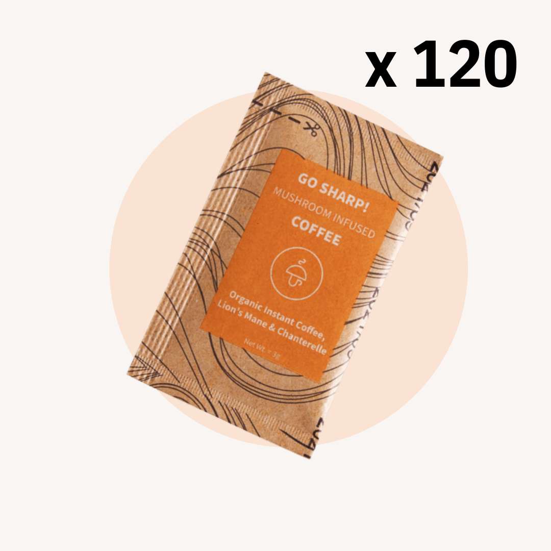 30/60 Go Sharp – organska instant kava z levjo grivo in lisičkami -30%