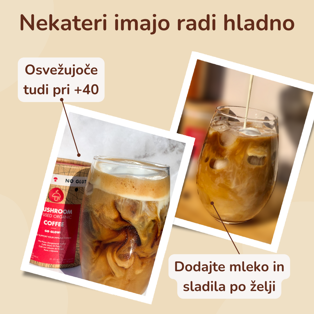 60x Go Beauty – organska instant kava z levjo grivo in reishi