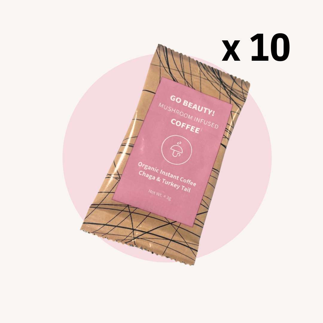 Go Beauty – organska instantna kava z levjo grivo in rejši 10 porcij