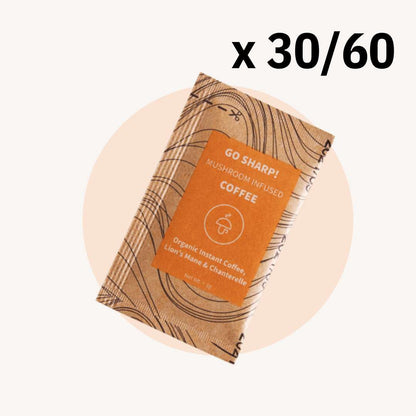Go Sharp – organska instant kava z levjo grivo in lisičkami