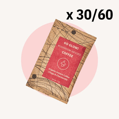 Go Glow – organska instant kava s čago in lisičkami