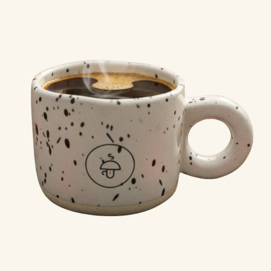 Velika ročno izdelana skodelica za kavo